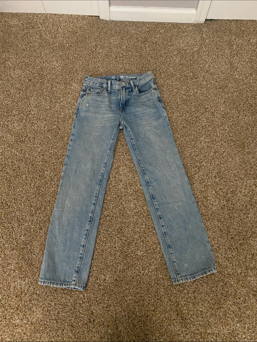 Light Blue Kid’s Straight-Leg Jeans